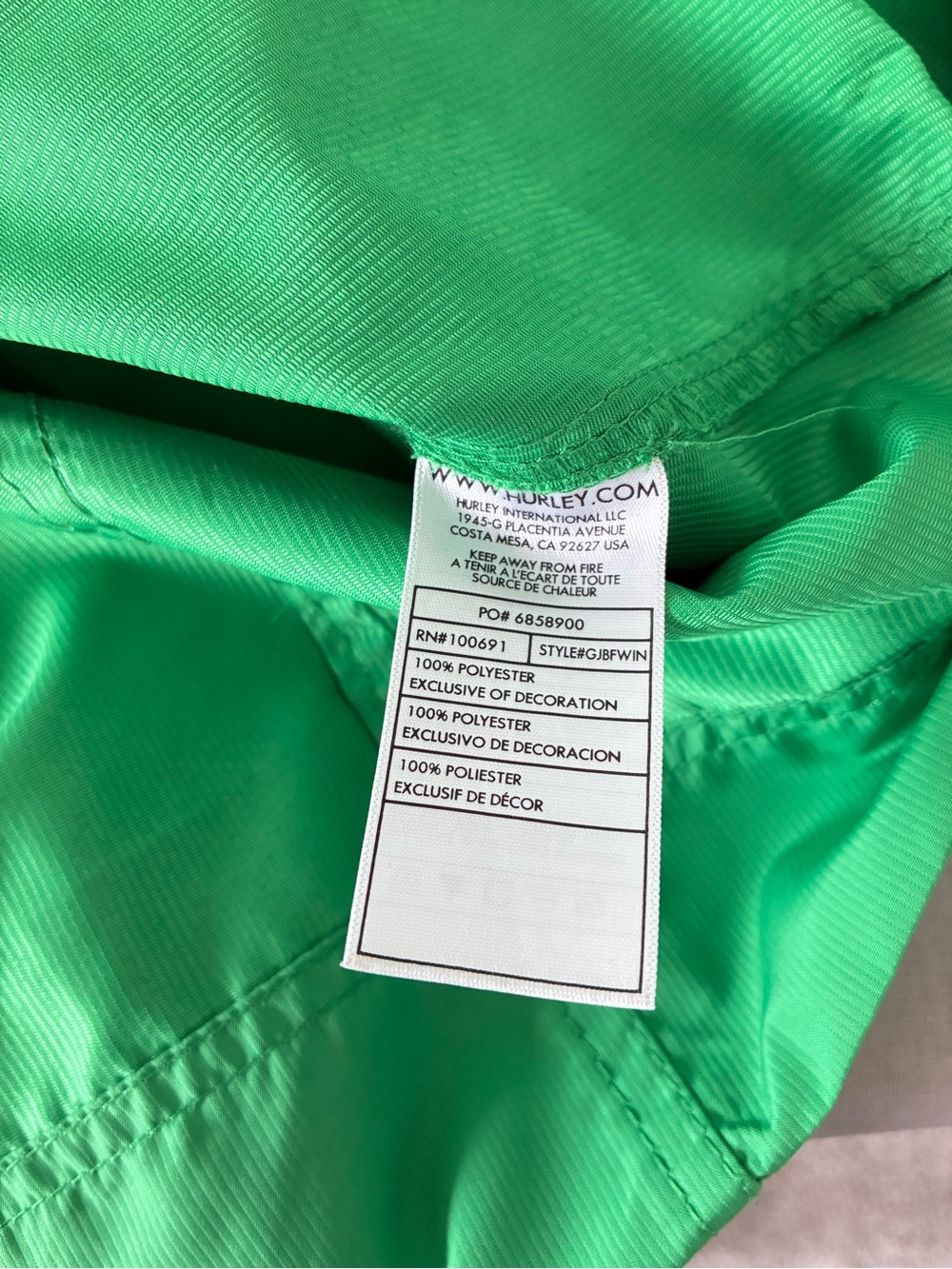 Hurley Women's Green Double Breasted Utility Jacket - Picture 9 of 11